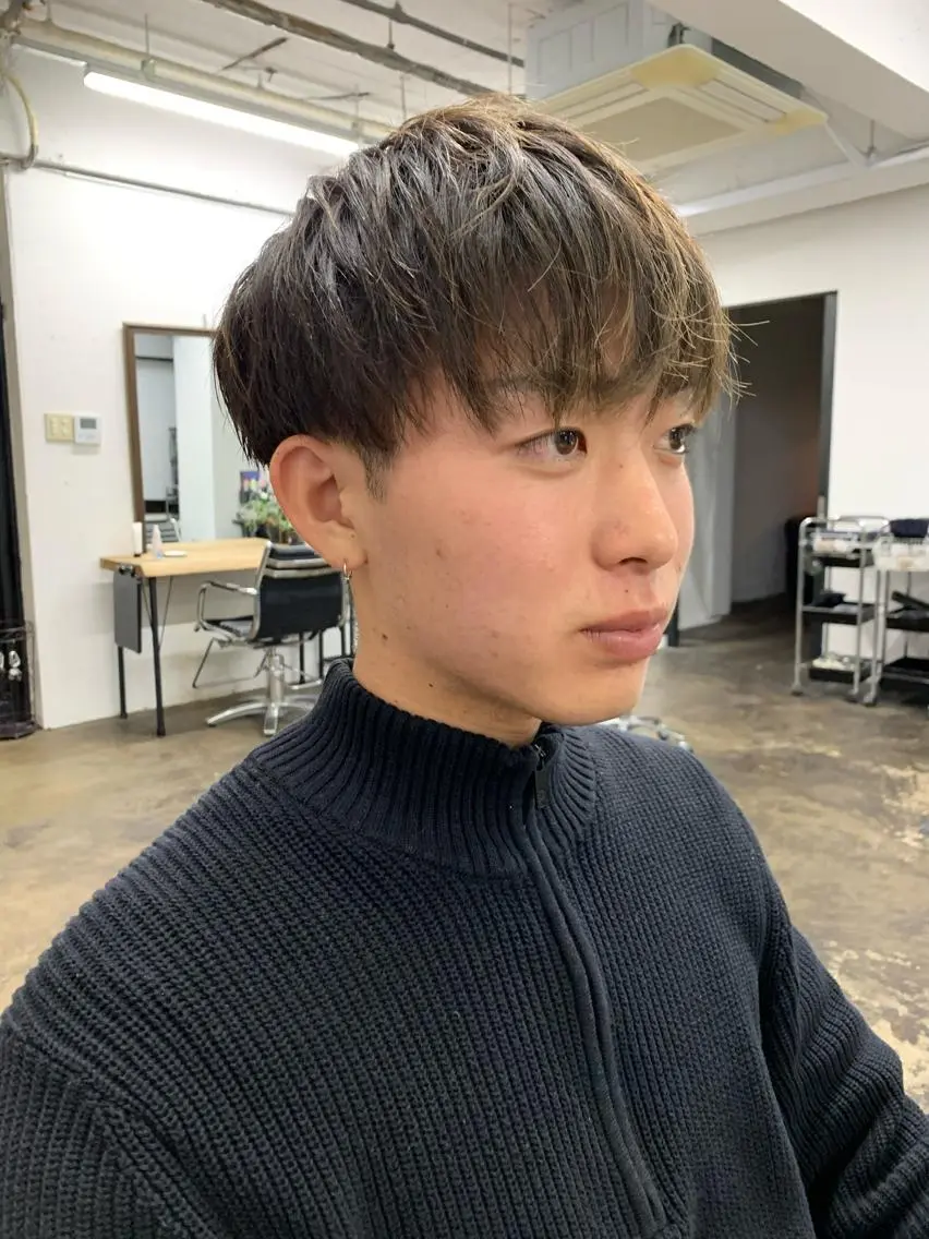 ショート メンズ メンズパーマ メンズ特化ryoのヘアスタイル