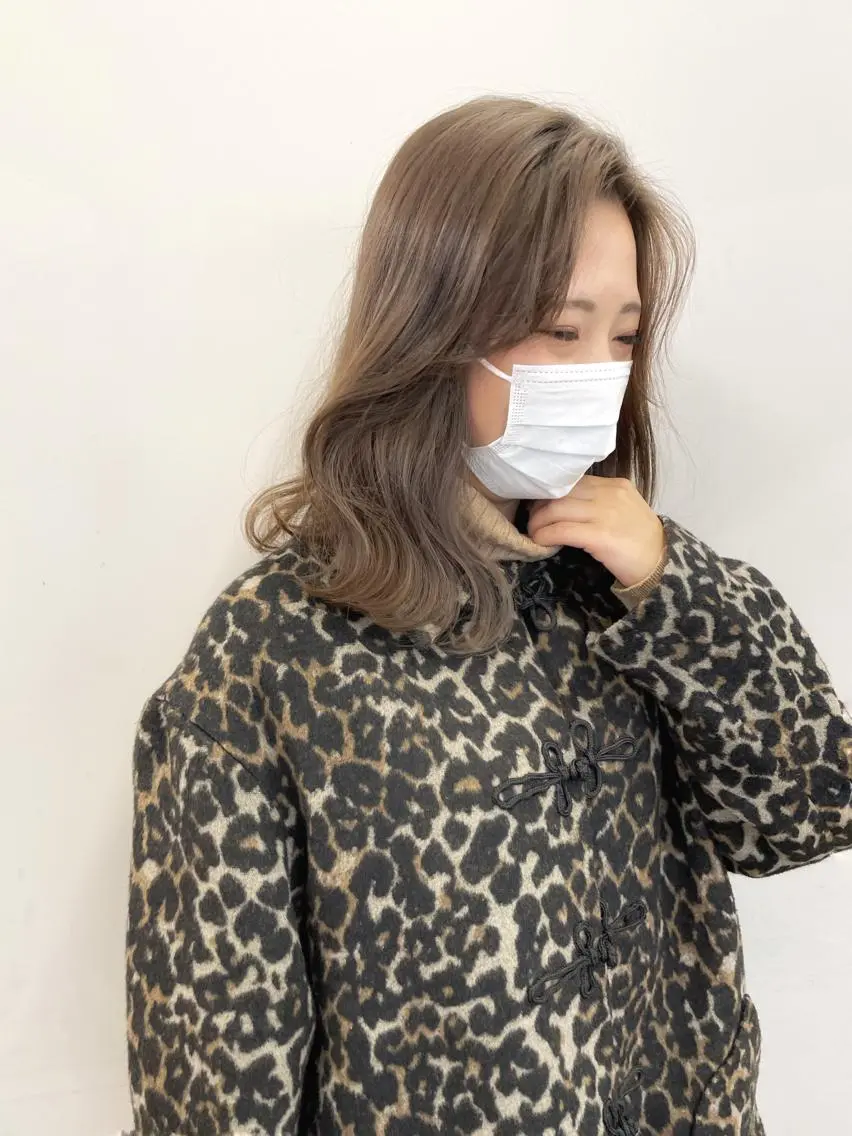 セミロング カラー 関 京磨のヘアスタイル