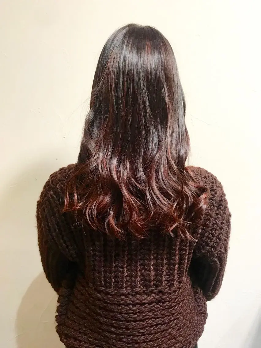 ロング カラー カット パーマ 柏メンズカットパーマ NO.1タイチのヘアスタイル