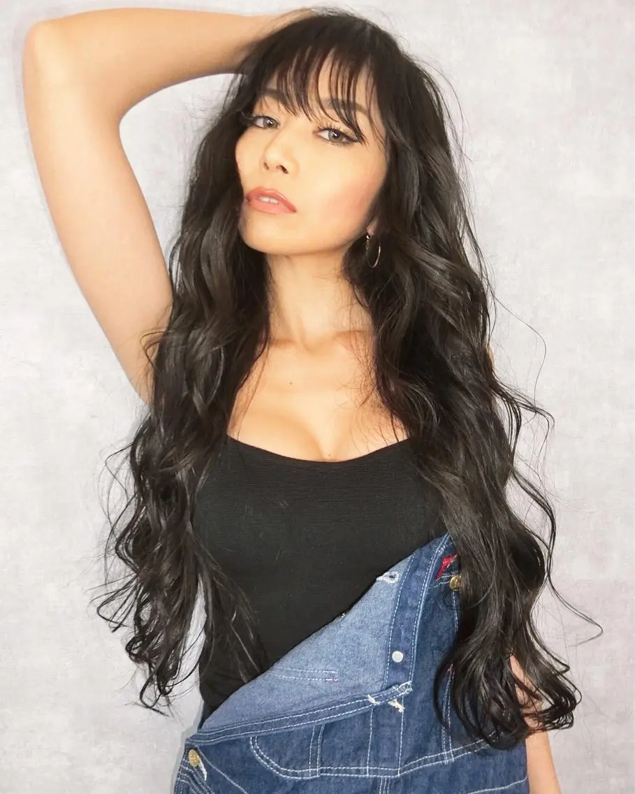 ロング カラー レイヤーカット BLend 渋谷のヘアスタイル
