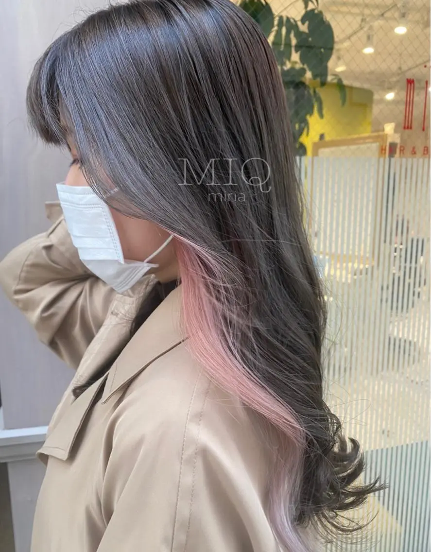 ロング カラー ヘアカラー 韓・中華美女ヘア 🇰🇷×🇨🇳のヘアスタイル