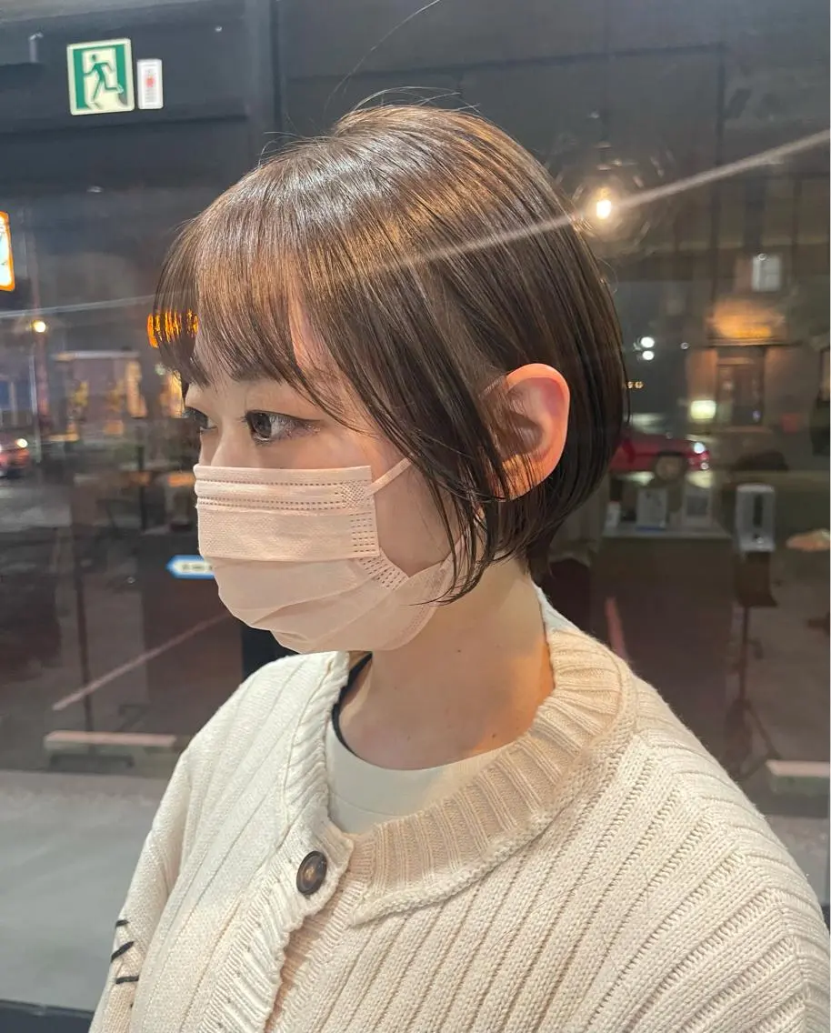 ショート カラー カット トリートメント 一ノ瀬 暁のヘアスタイル