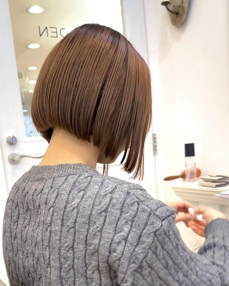 ショート ボブ カット 縮毛矯正 Gardenhair 小笠原篤矢ショートのヘアスタイル