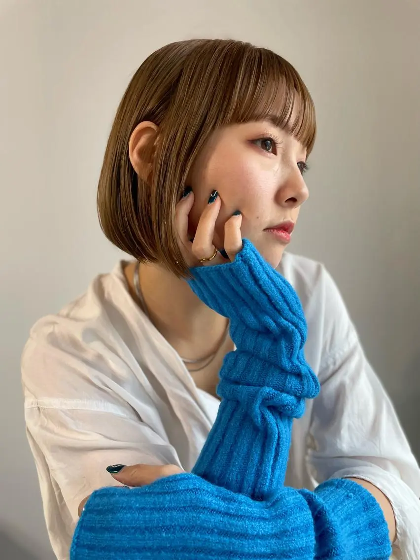 ショート カラー ヘアアレンジ メンズ キッズ マツエク・マツパ アイブロウ 透明感カラー/推しカ ラー☁️JURAのヘアスタイル