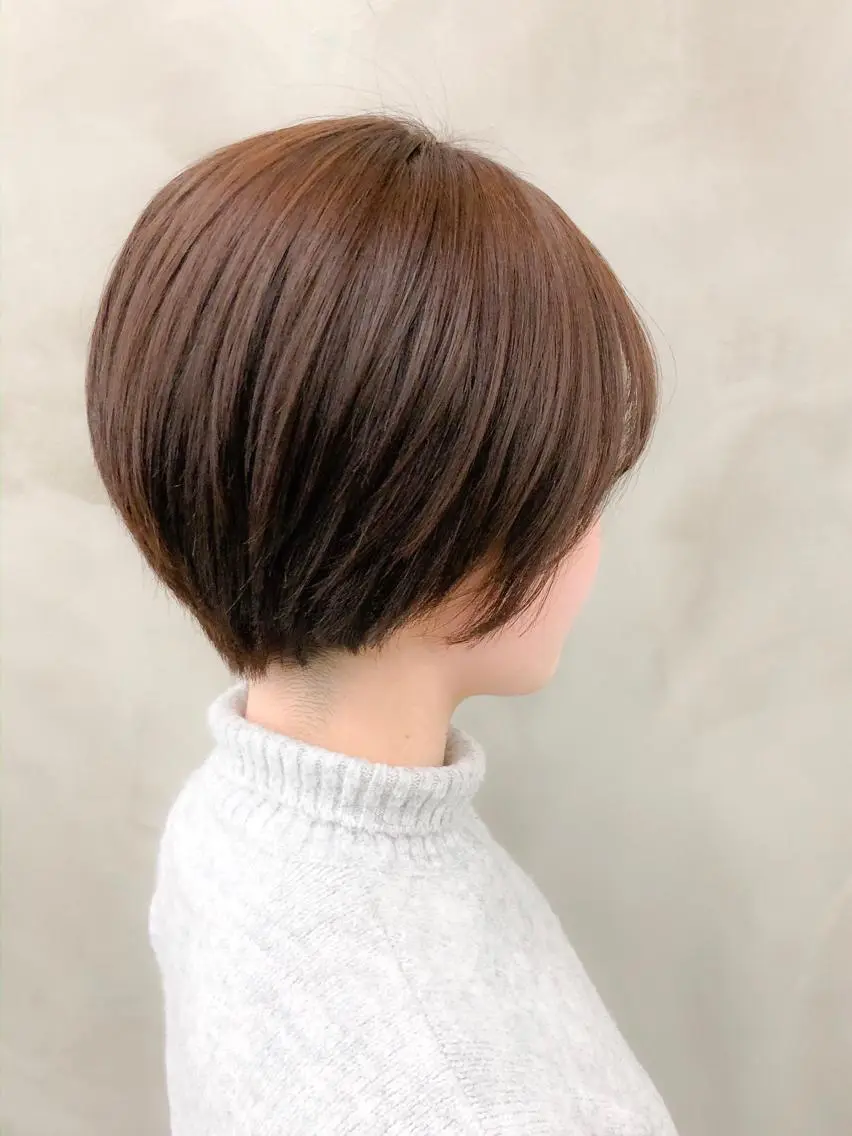 ショート カラー ショートボブ 丸みショート イルミナカラー ボブ ショートヘア ショート・ボブ 徳竹淳一のヘアスタイル