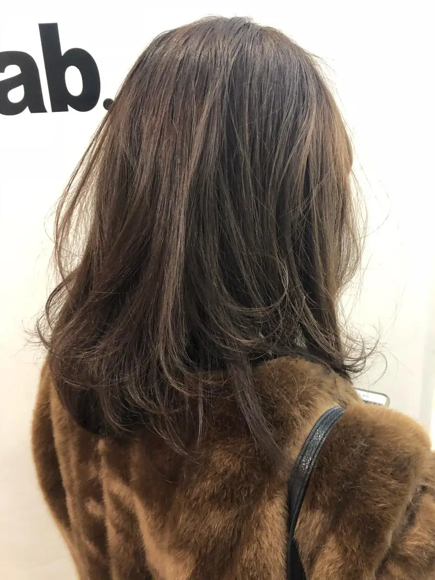 ミディアム パーマ ミディアムパーマ Sea by LUVISM アヤノのヘアスタイル