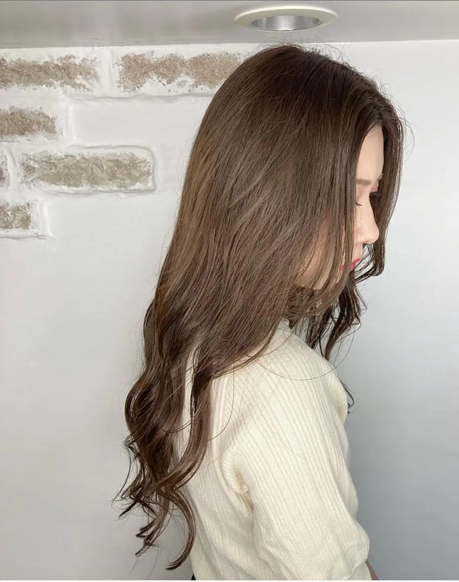 ロング アッシュ カット ヘアカラー トリートメント メンズ特化 TAKUYAのヘアスタイル