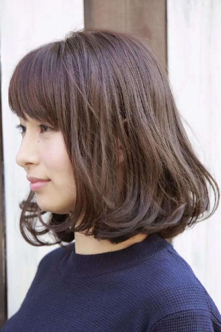 ミディアム ボブ 丸山 良司のヘアスタイル