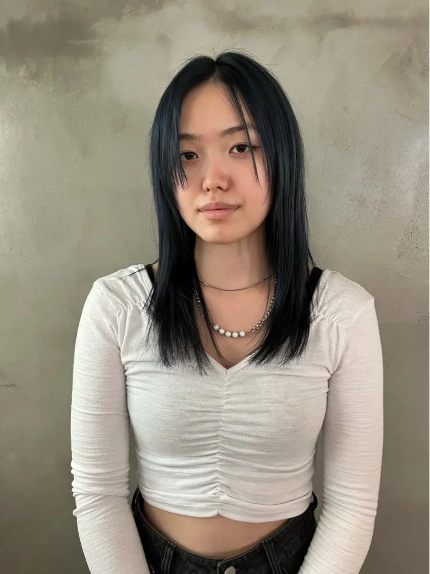ミディアム カラー bob リョウタのヘアスタイル