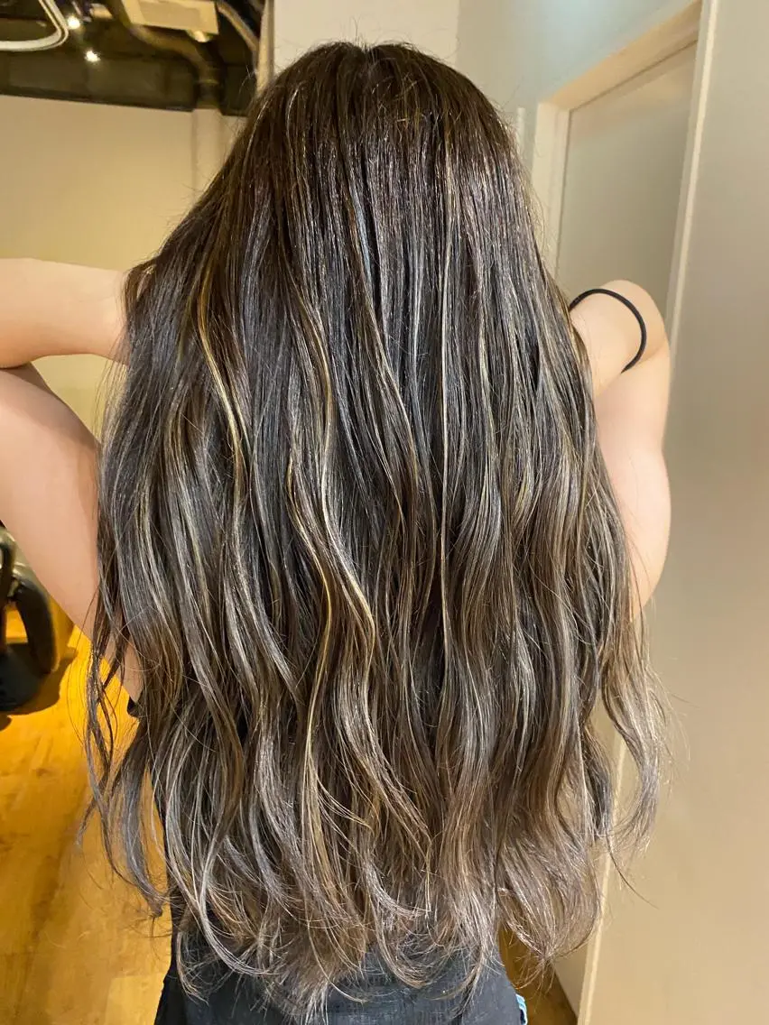 ロング カラー ヘアアレンジ 久米 治仁のヘアスタイル