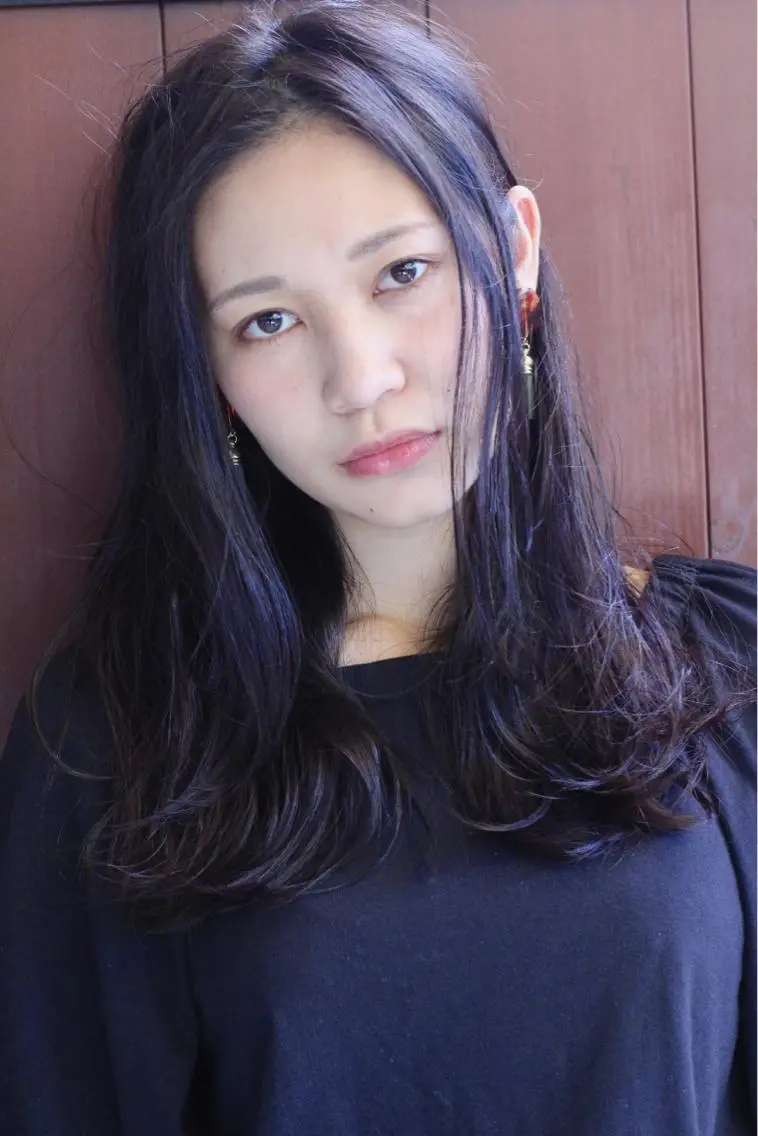 ロング カラー パーマ ヘアアレンジ 安達 俊亮のヘアスタイル