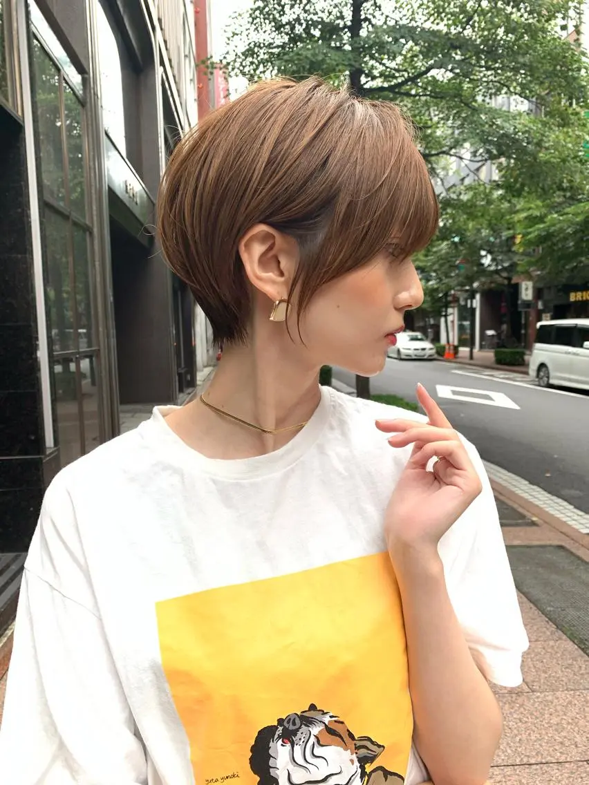 ショート 林 飛夕也のヘアスタイル