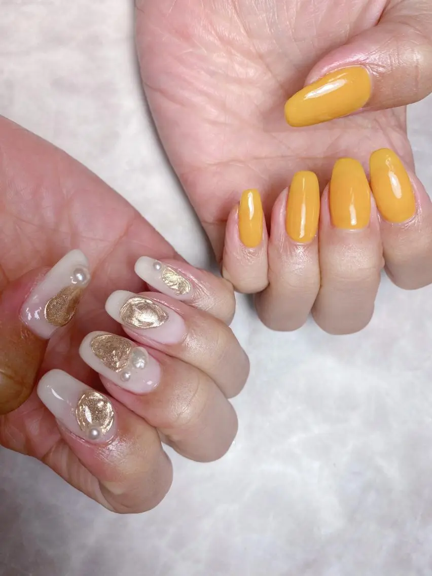 ネイル ハンドネイル ハンドケア 🌿Charme🌿 MAIのネイルデザイン