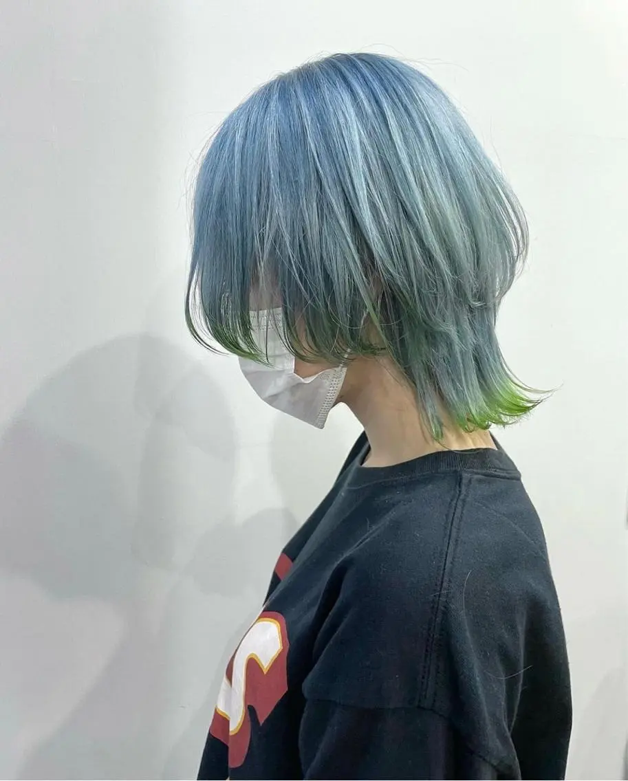 カラー 酸性ストレート 髪質改善のヘアスタイル