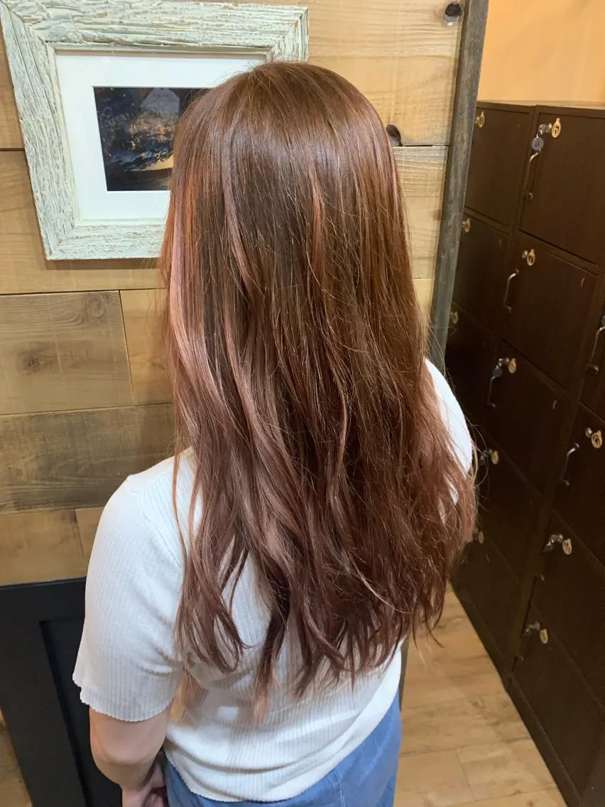 ロング カラー ヘアカラー トリートメント SHIAN 八王子👼鬼塚さやかのヘアスタイル