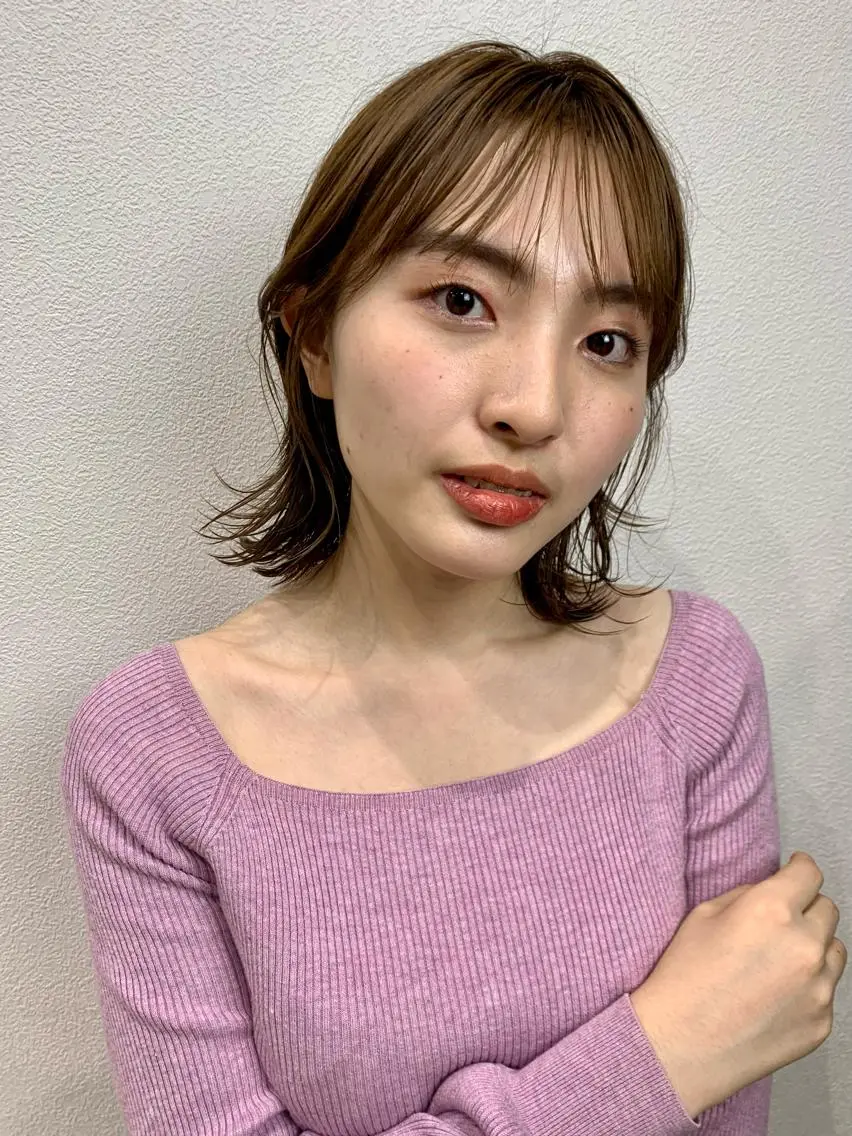 ミディアム appiis 柳田葵　横浜のヘアスタイル