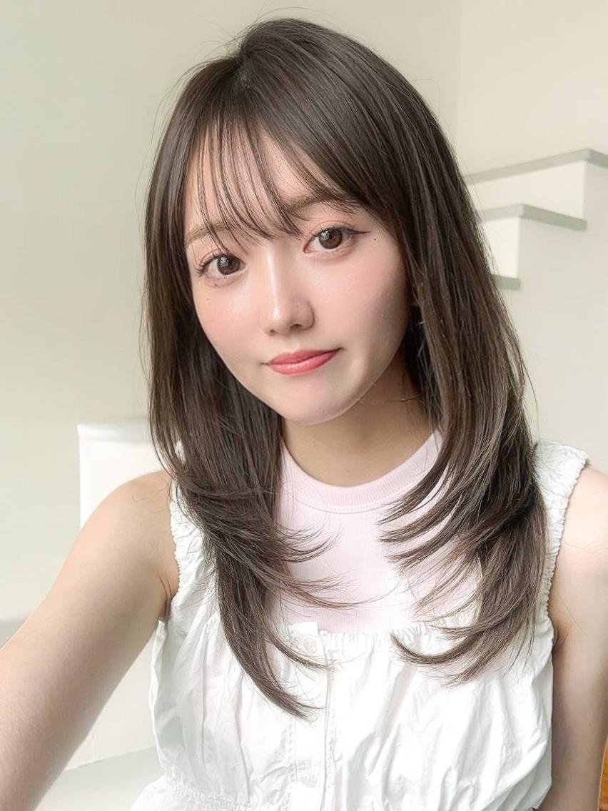 ミディアム くせ毛のお悩み相談 Ryo🐕のヘアスタイル