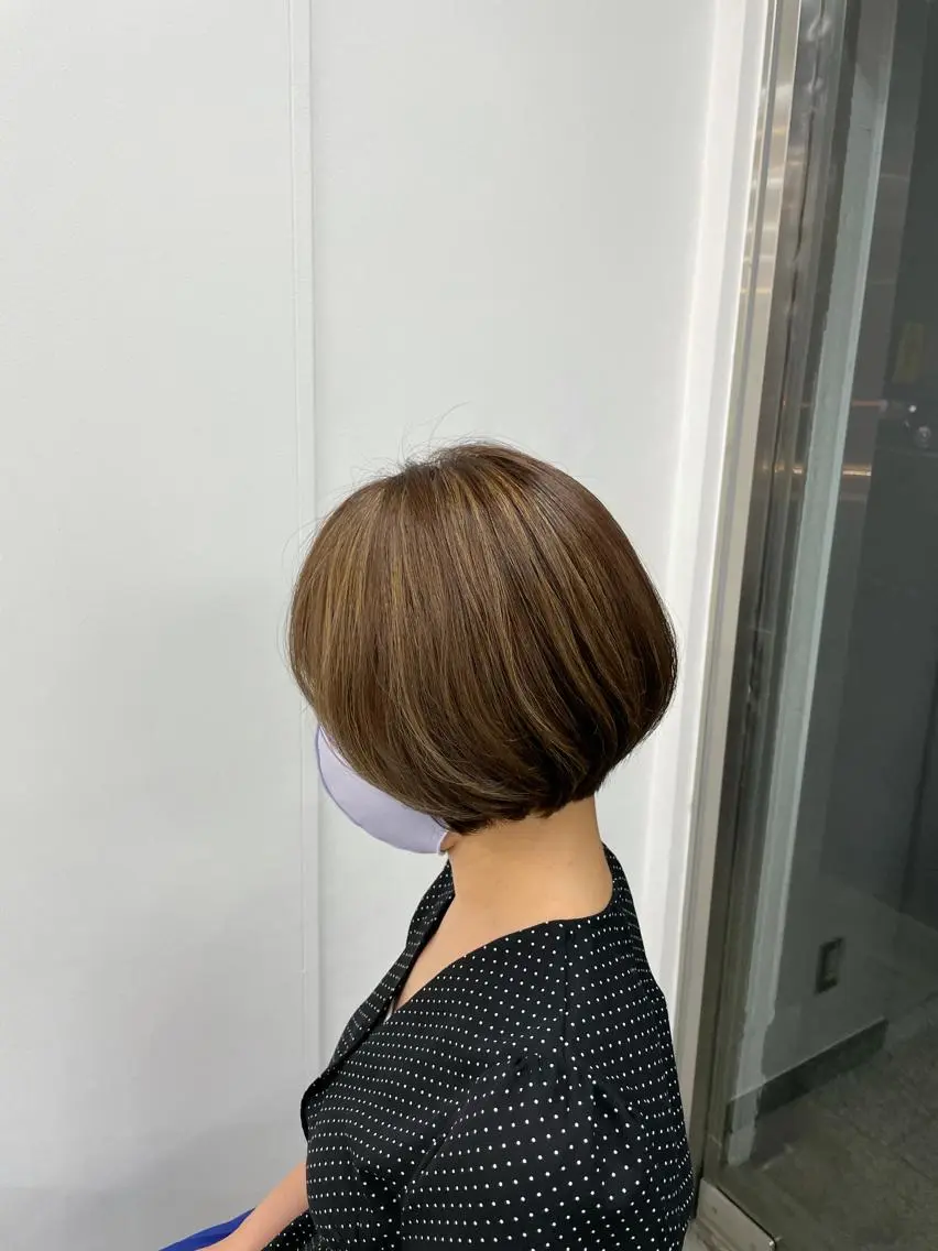 ショート ハイライト トリートメント 🥀似合わせ🥀 柔らかカラー・タイトのヘアスタイル