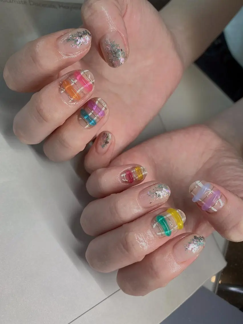 ショート ハンドネイル NAILSALON 🍔Timna🍟のネイルデザイン