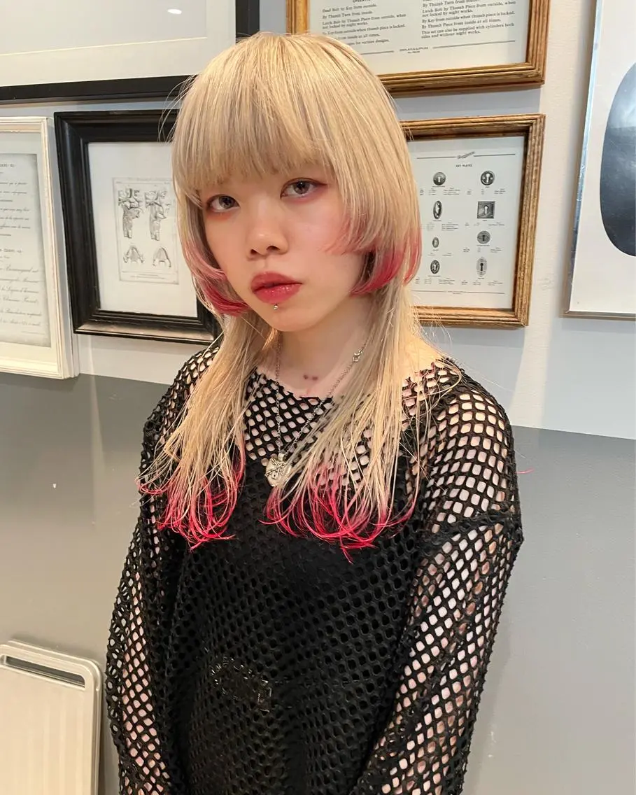 セミロング カラー ヘアカラー トリートメント 優作 〜圧倒的信頼〜のヘアスタイル