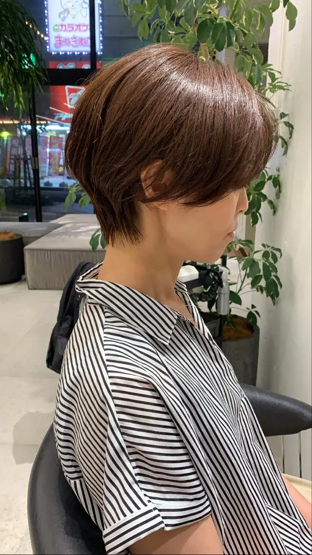 ショート カラー ハンサムショート ショートヘア カット ヘアカラー トリートメント 清田 健太朗のヘアスタイル