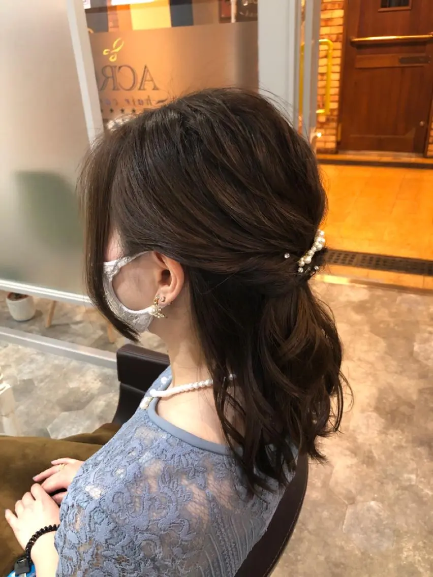ミディアム hair care ACRO店長 谷のヘアスタイル