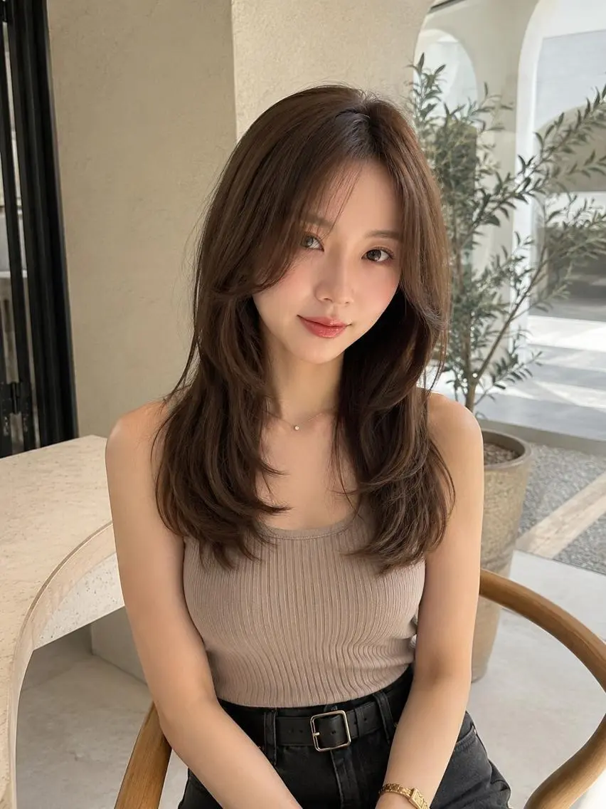ロング カラー カット トリートメント TELA HAIR 南柏店のヘアスタイル