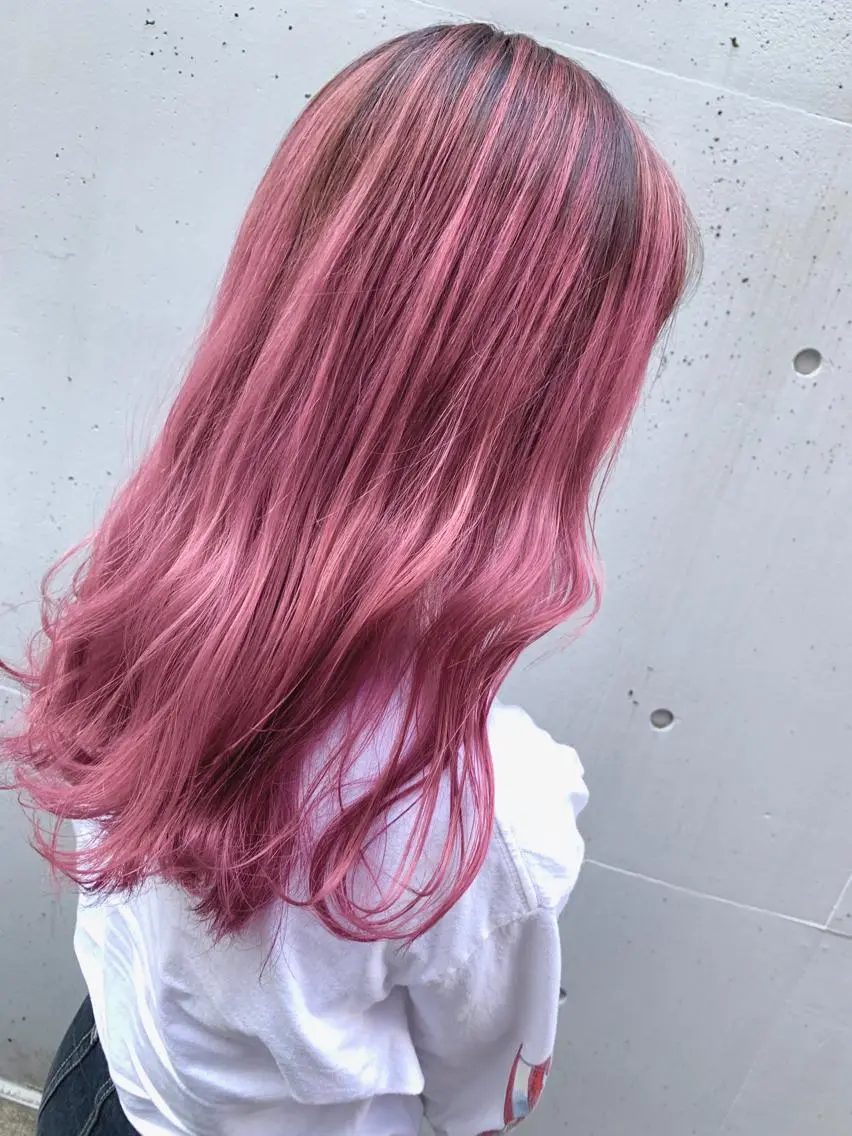 ロング カラー leben serikaのヘアスタイル