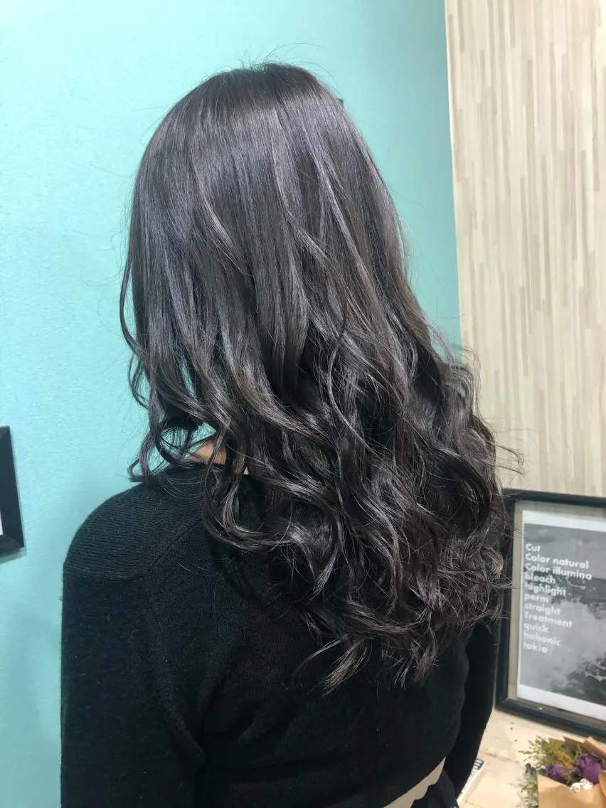 セミロング 縮毛矯正の達人 ☆ 松本のヘアスタイル