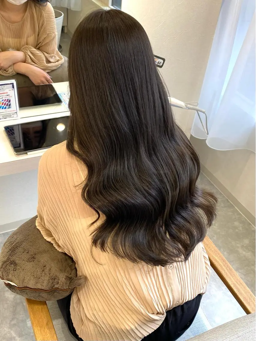 ロング 髪質改善 トリートメント カット ヘアカラー トリートメント 髪質改善&ヘアケア 永山若奈のヘアスタイル