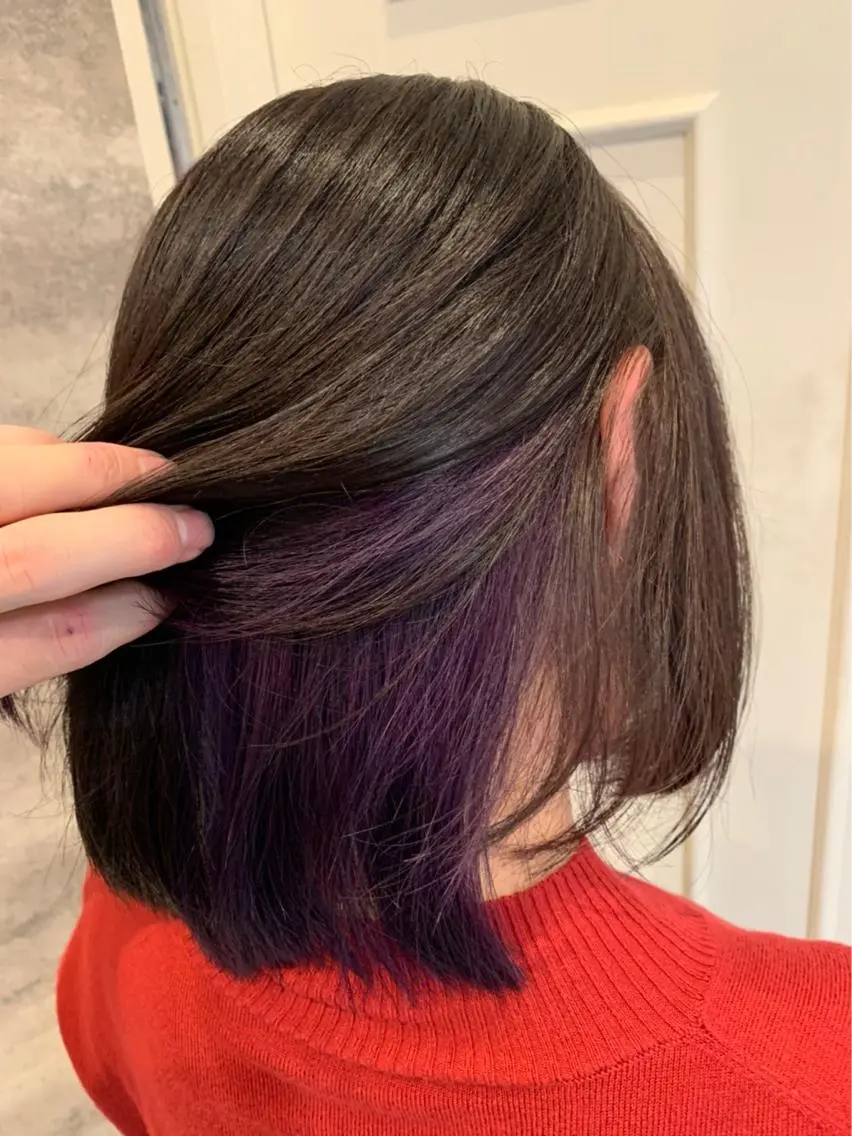 ミディアム カラー パープルカラー 🫟Blanco🫟 Color&Careのヘアスタイル