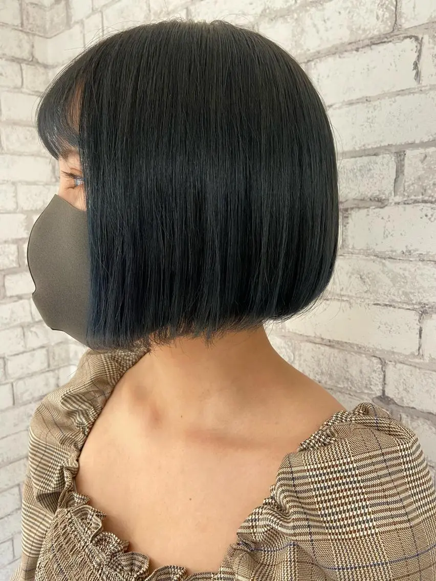 ショート カラー ヘアカラー 透明感カラー 松田晃代のヘアスタイル