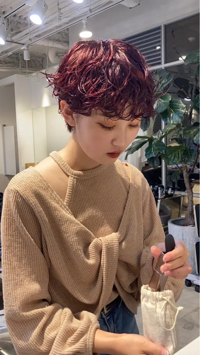 ショート パーマ ショートヘア メンズ清潔感のプロ 💈メンズパーマ藤田のヘアスタイル