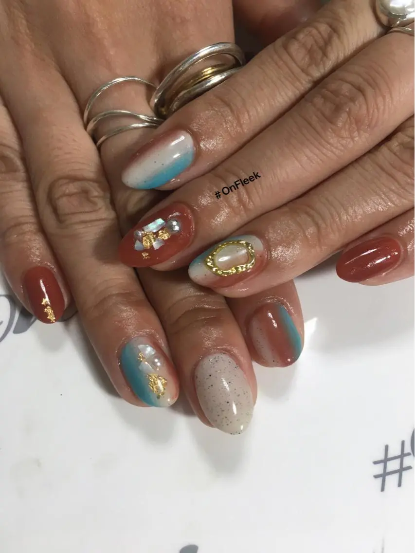 ネイル ハンドネイル NailSalon ＃OnFleekのネイルデザイン