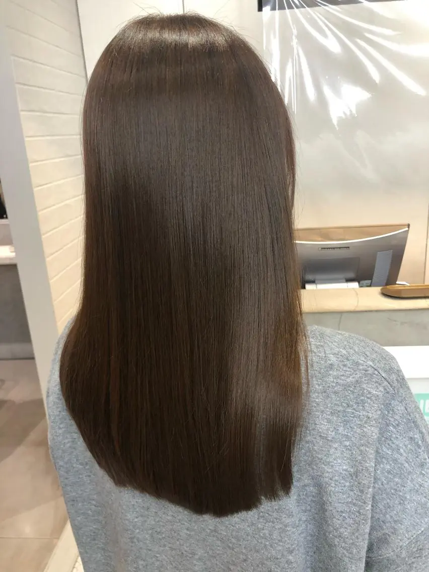 セミロング ヘアカラー トリートメント 【髪質改善特化･ 福田航洋】のヘアスタイル