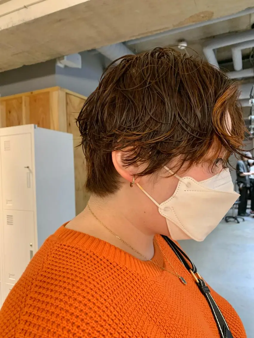 ショート パーマ ニュアンスパーマ tension 【テンション】のヘアスタイル