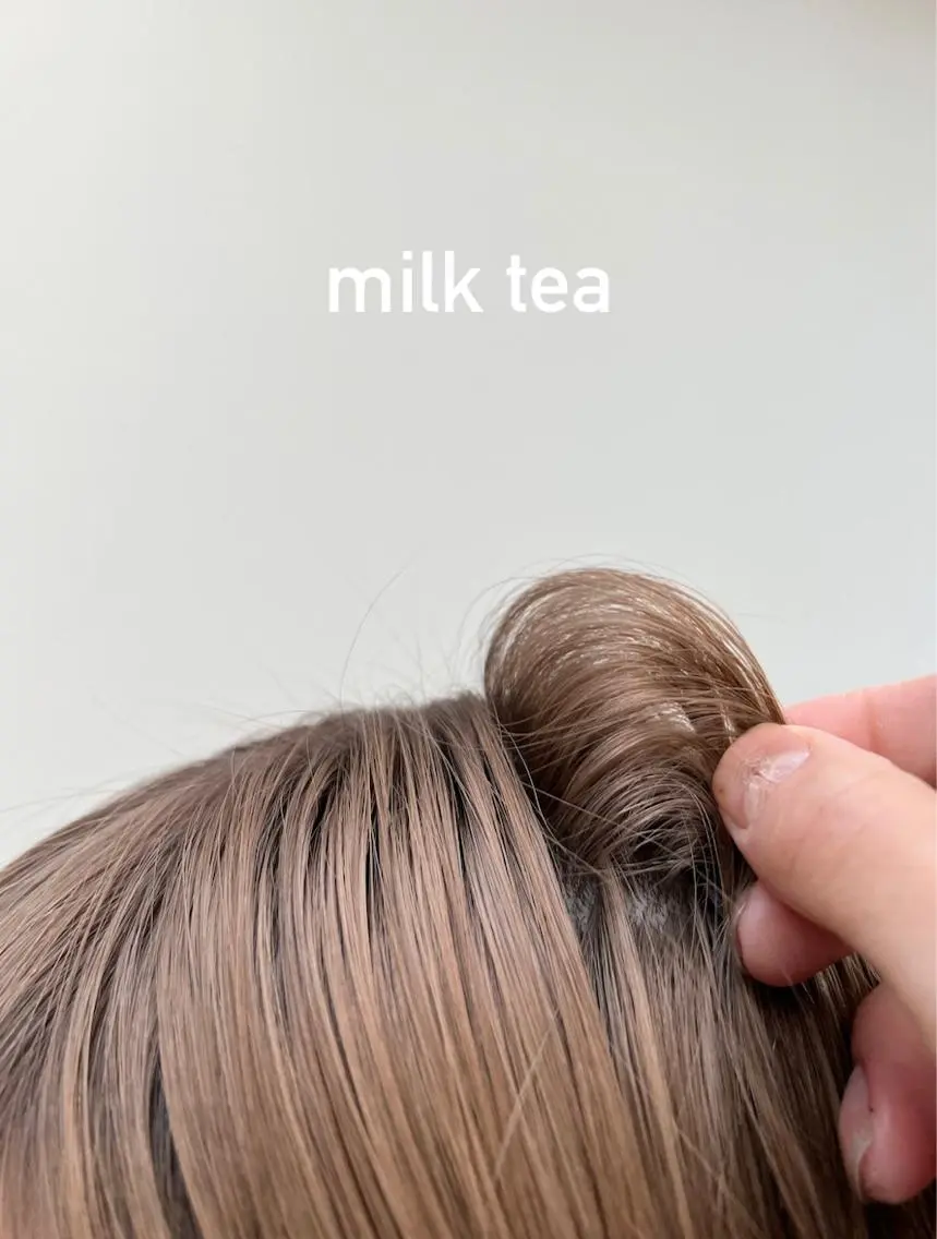ミディアム カラー ヘアカラー ナチュラルなショート 北本空河のヘアスタイル