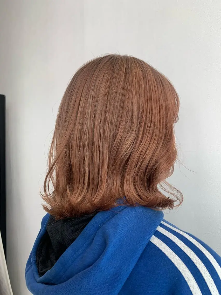 ミディアム カラー カット ヘアカラー トリートメント 村山 美空のヘアスタイル