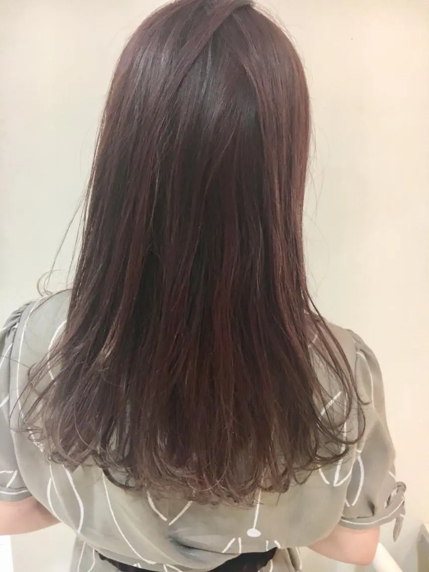 ロング カラー ブラウンカラー ピンクカラー ピンクブラウン ヘアカラー 永井 大希のヘアスタイル