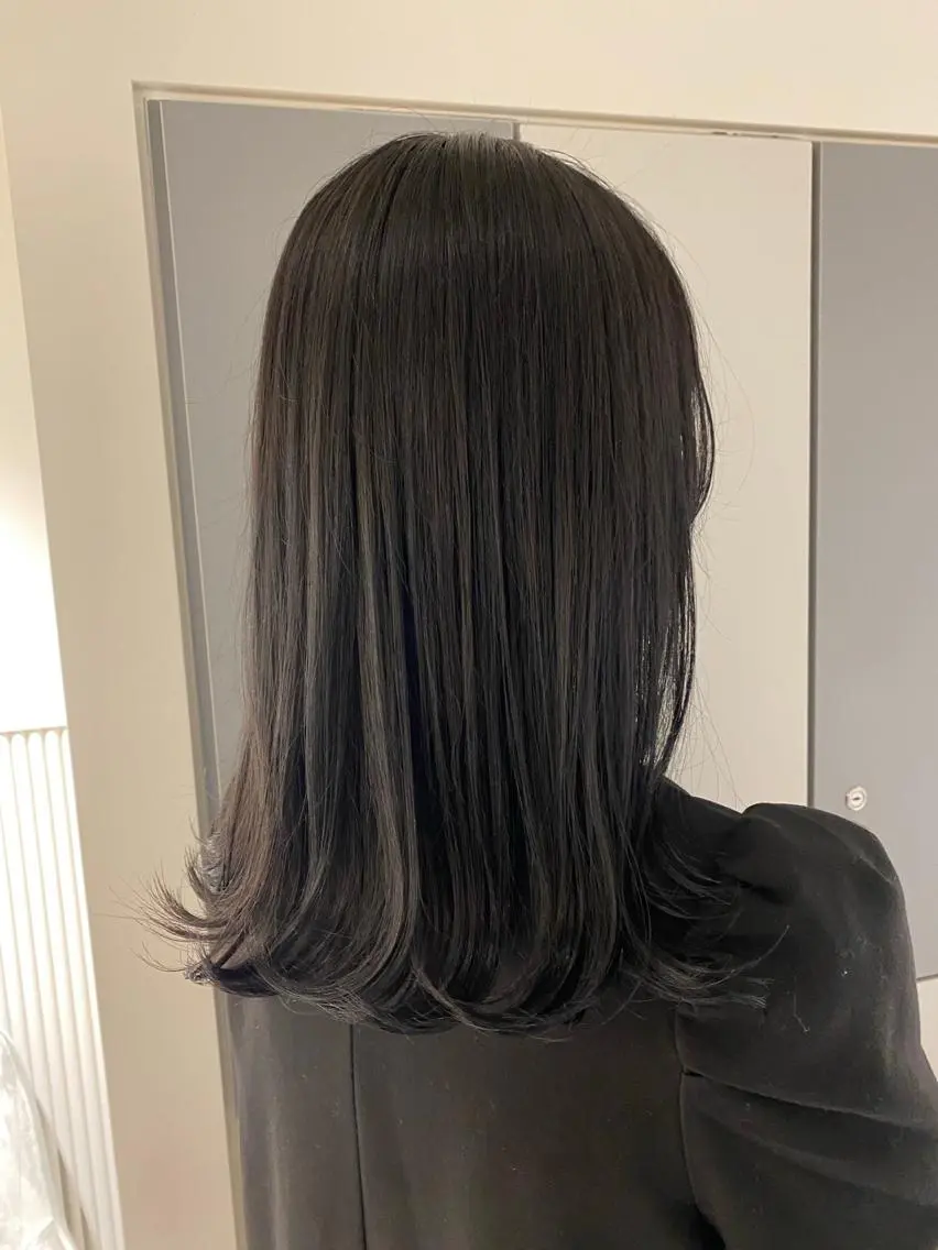セミロング カラー ヘアカラー トリートメント 健太郎 髪質改善/透明感のヘアスタイル