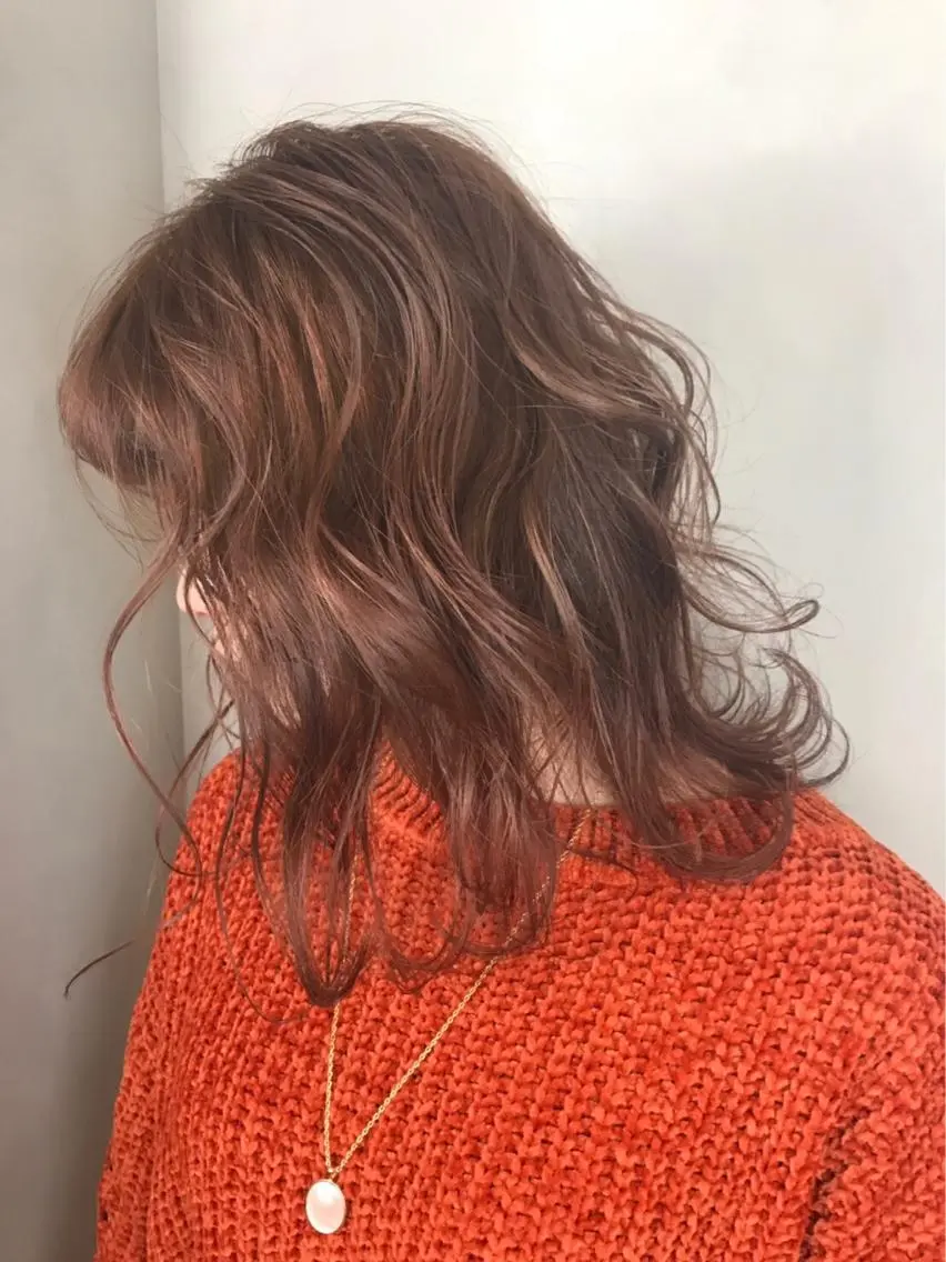 セミロング カラー カット ヘアカラー BROCANTE立川 karasawa.nのヘアスタイル