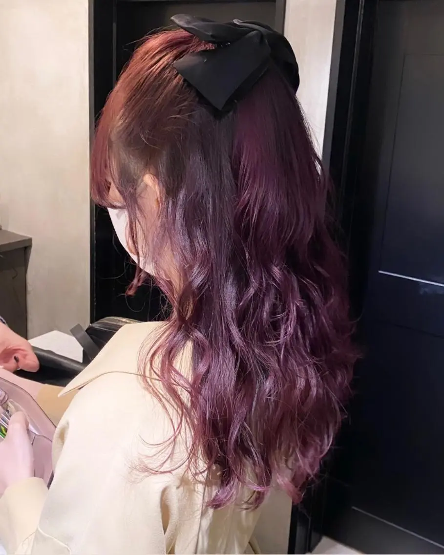 ロング カラー 💗ガーリーヘア🎀 saki💗のヘアスタイル