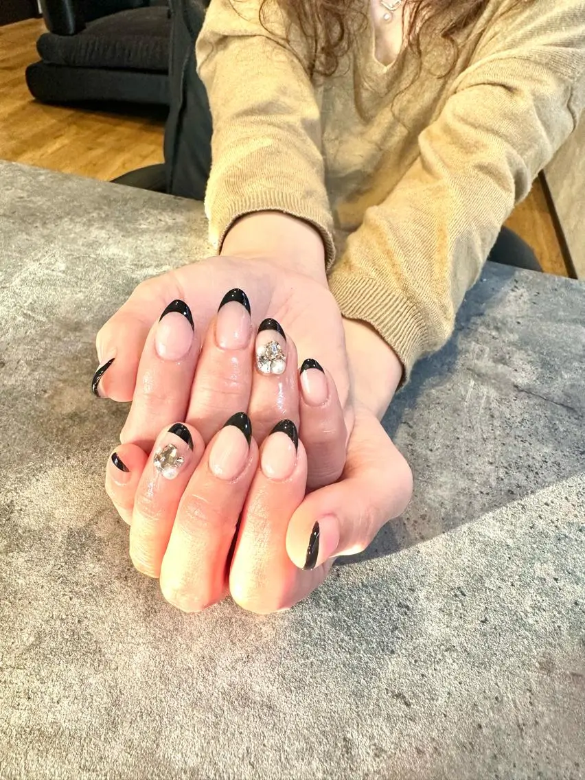 ネイル フラワーネイル ジェルネイル 大理石ネイル(マーブル) ニュアンスネイル シンプルネイル nail salon amanoのネイルデザイン