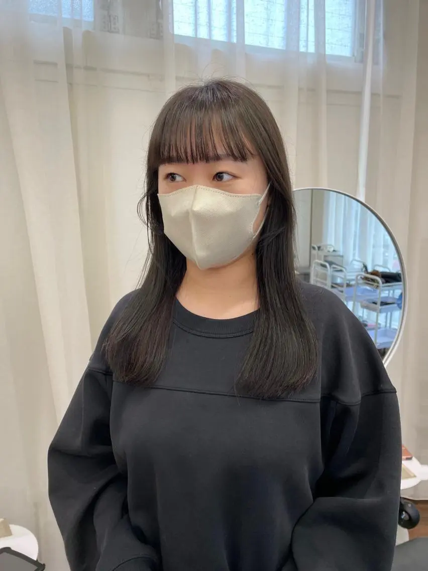 セミロング カラー カット ヘアカラー トリートメント レイヤーカット🎀 kanaのヘアスタイル