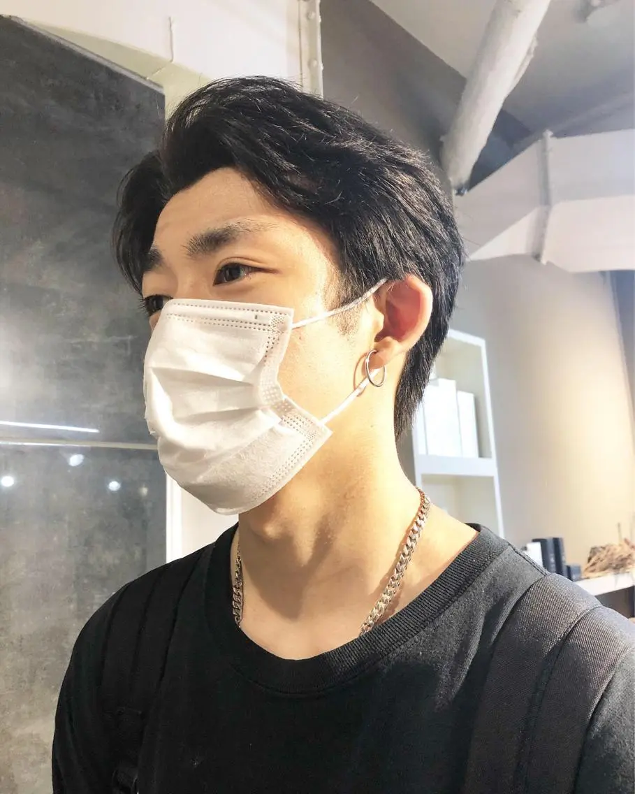 ヘアアレンジ メンズ センターパート カット トリートメント ヘアセット メンズ特化✂️栗原 侑也のヘアスタイル