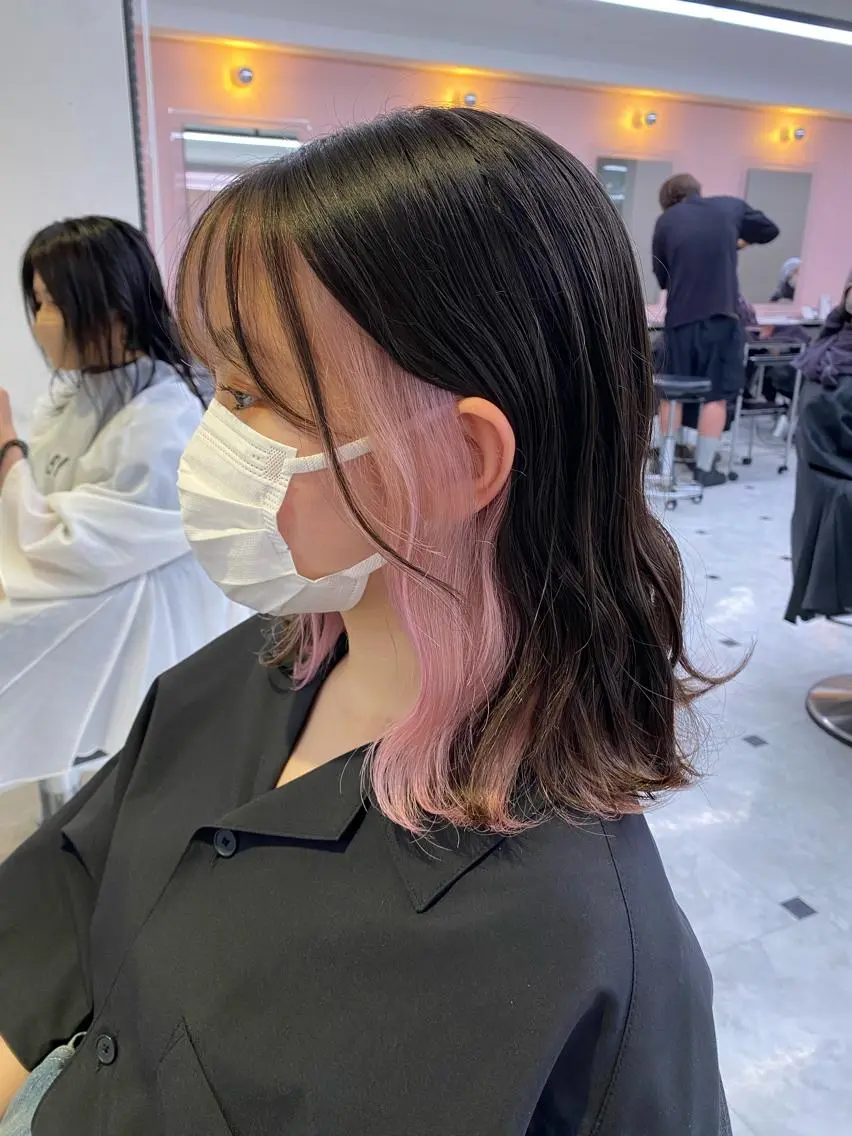 ロング カラー レイヤーダブルカラー KYONのヘアスタイル