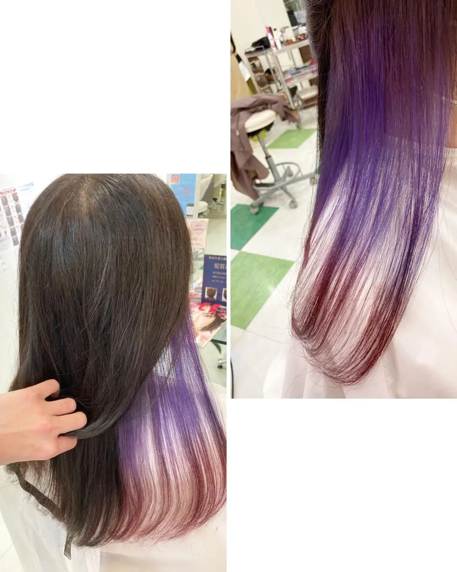 ミディアム ヘアカラー 🌸美髪の魔法＊ リラジュネス🌸のヘアスタイル