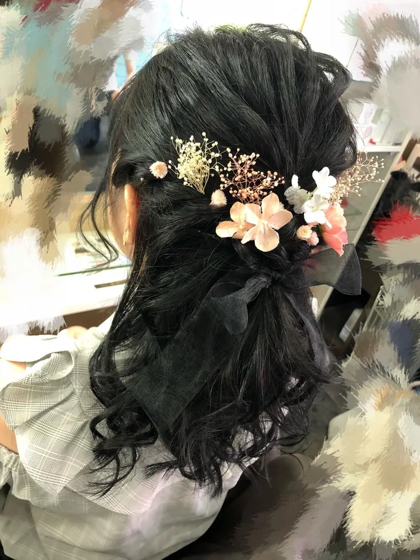 ヘアアレンジ ‎✴︎˚｡Chamo 𝐄𝐑𝐈𝐍𝐀のマツエク・マツパデザイン