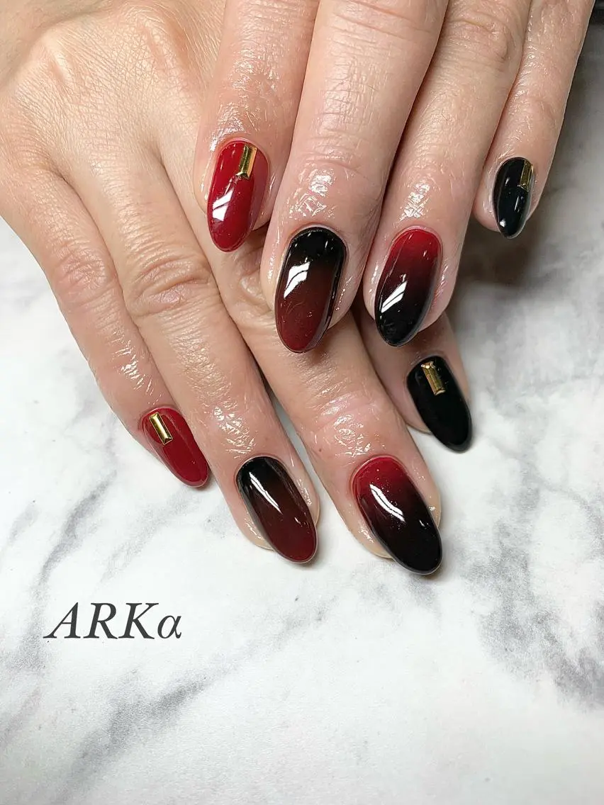 セミロング ハンドネイル Nailsalon ARKαのネイルデザイン