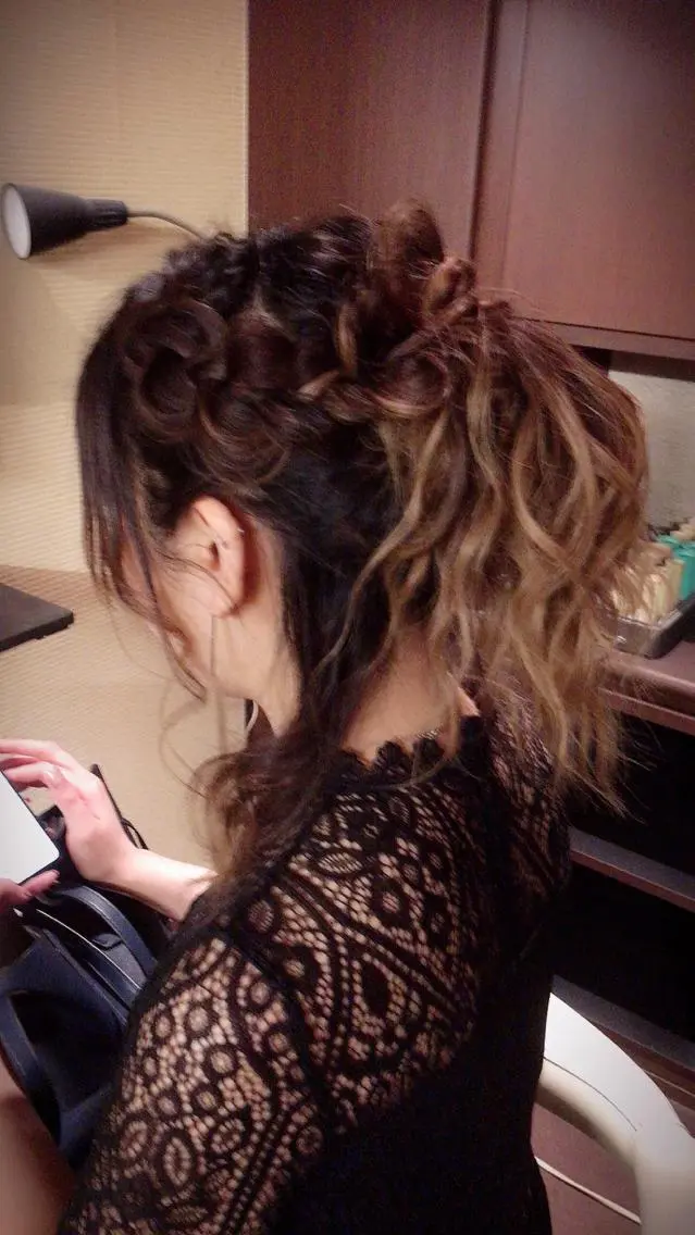 セミロング ヘアアレンジ セット&メイク RICK trickのヘアスタイル